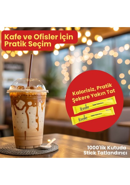 Tablet Tatlandırıcı 1000 Adet Tekli Stick Ambalaj-Sukralozlu indirimleri