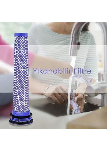 V6, V7, V8, DC58, DC59, Dc6, DC74 ile Uyumlu Ön Filtre 2'li fiyatları