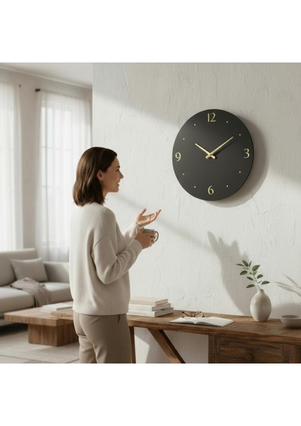 Ahşap Boyalı Yuvarlak Dekoratif Duvar Saati fiyatları