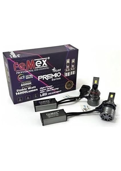 Plus Hb3 9005 Şimşek Etkili LED Xenon 14000 Lumen fiyatları