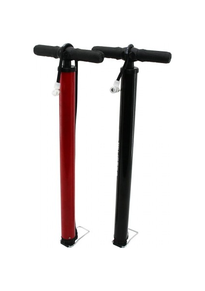 Uzun - Kalın - Metal Ters Basmalı El Bisiklet Pompası (5324)