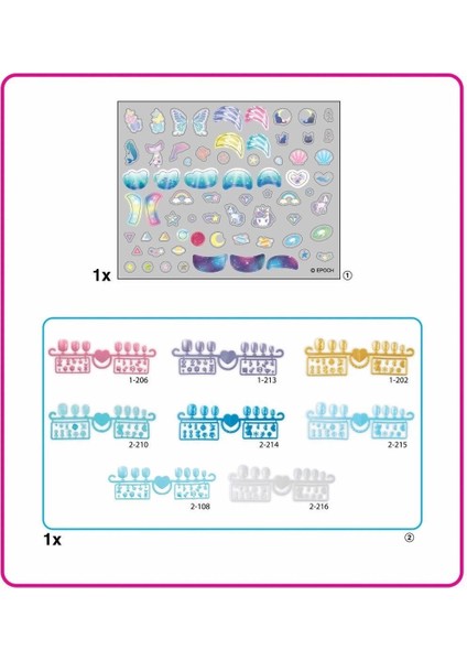 35060 Aquabeads Sihirli Atlar ve Yıldızlar - Yedek Tırnak Paketi +4 Yaş modelleri