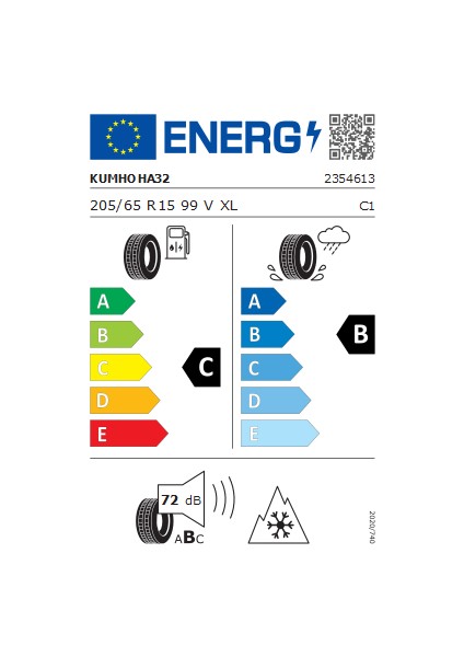 205/65R15 99V Xl Solus 4s HA32 4 Mevsim Oto Lastiği ( Üretim Yılı: 2025 ) fırsatları