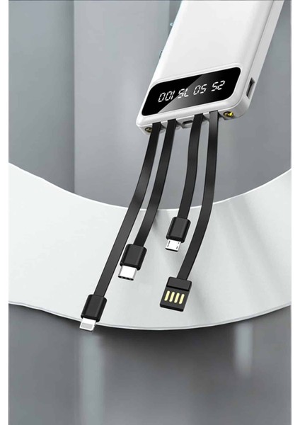 Powerbank 20.000 Mah LCD Ekran USB Lightning Type-C Uyumlu Ios ve Android indirimleri