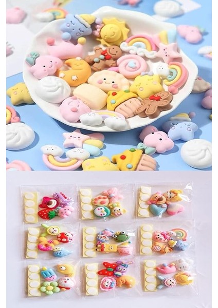 8 Adet 3D Matara Stickerı+ Matara Temizleme Süngeri Hediyeli fırsatları