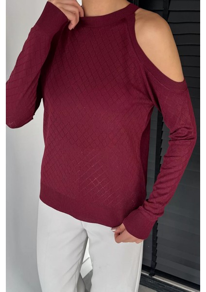 Omuz Dekolteli Kadın Triko Bluz P-00014620 modelleri