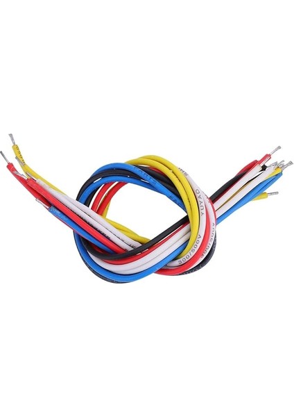 10 Adet Gitar Devre Teli Renkli Gitar Devre Bağlantı Telleri Elektro Gitar Bas Yaylı Çalgılar Kablolama (19CM)