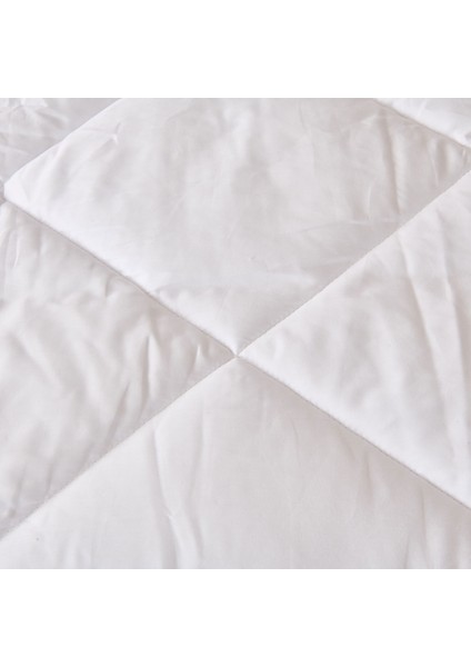 Soft Çift Kişilik Pamuk Microjel Yorgan - Beyaz - 195X215 cm fiyatları