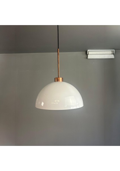 Yimpi Beyaz Avize Ince Patina Başlık Tekli Sarkıt Salon Mutfak Kuaför Cafe Lamba Dekoratif fiyatları