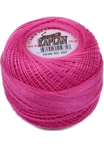 Kaplan Etamin ve Kanaviçe Ipi 8 No Kod/renk: 602 - Royaleks
