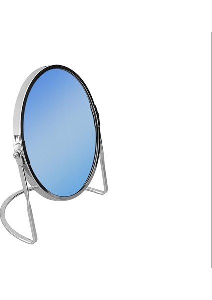 Kama Parlak Gümüş Çift Taraflı Büyüteçli Ayna 18 cm fiyatları