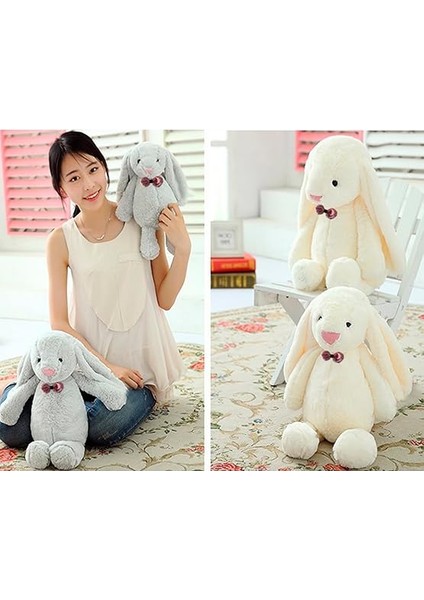 Arkadaşım Uzun Kulak Bunny Peluş Tavşan 65 cm Beyaz indirimleri