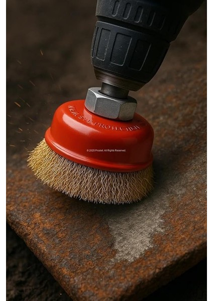 Saçaklı Çanak Fırça, 65 Mm, Çelik Tel, Yüzey Temizleme Aparatı, Spiral Taşlama Uyumlu, Pas Çapak Alıcı, Endüstriyel Tip, Yüksek Dayanımlı, Metal Fırça modelleri