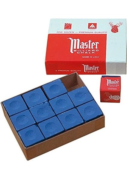 Bilardo Tebeşir - Mavi - Içerik: 12 Adet