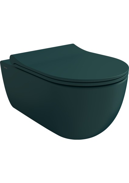 Bocchi V Tondo Asma Klozet Mat Petrol Mavisi Kapak Dahil 1416-071-0128