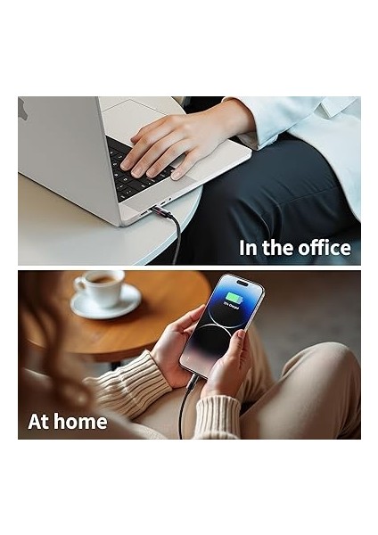 CA-8200 Type-C To Type-C 100W 7 Renkli LED Işıklı Şarj Data Kablosu indirimleri