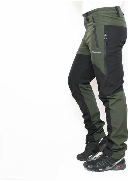Outdoor Softshell (Polarsız) Erkek Pantolon-Haki Siyah fiyatları