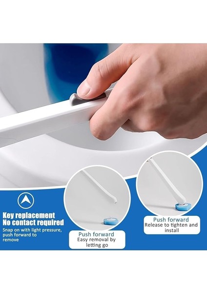 Özel Sünger Başlıklı Temizlik Seti - Kullan At Süngerli ve Deterjanlı Tuvalet Fırçası (Set) modelleri