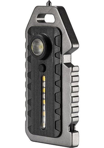 LED El Feneri Anahtarlık Işık Su Geçirmez Şarj Edilebilir Çok Fonksiyonlu Düdük Pencere Kırıcı Şişe Açacağı ve Uyarı Işığı