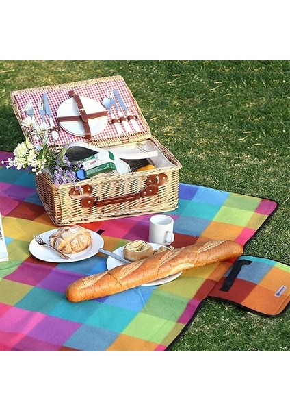 GCM61C Piknik Örtüsü, Renkli Kareli Desen, 195 x 150 cm Ab fiyatları