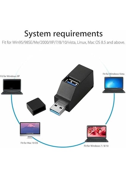 4422 USB Hub 3 Port 2.0 3.0 Çoklayıcı Switch fırsatları