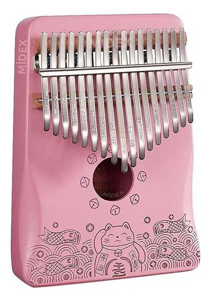 KLX-350-PAK Hakiki Ağaç Pembe Kalimba 17 Tuşlu Full Set fiyatları