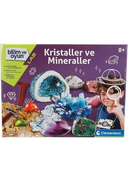 Bilim ve Oyun - Kristaller ve Mineraller Oyuncak