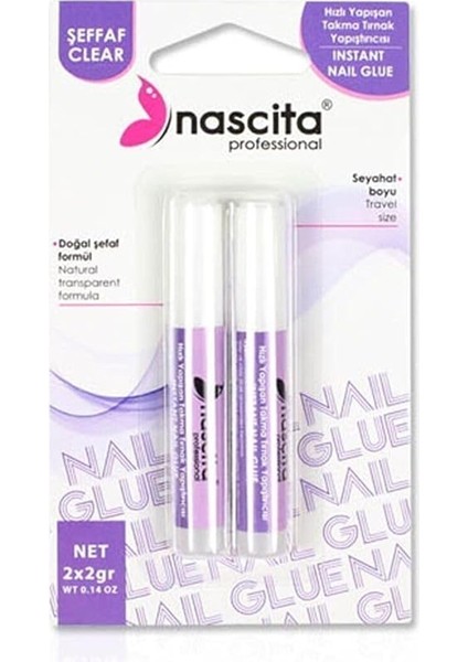 Şeffaf Takma Tırnak Yapıştırıcısı