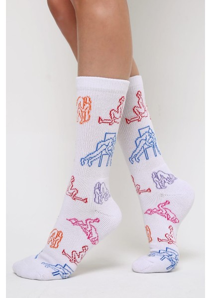 Erotik-Kamasutra-Fantazi-Pozisyonlu %100 Pamuk Iplikli 2 Li Çorap fiyatları