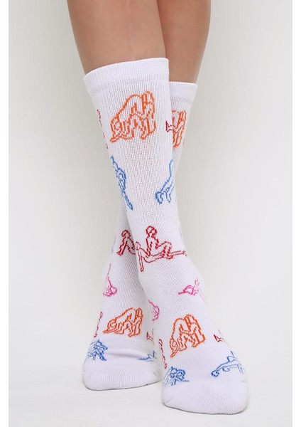 Erotik-Kamasutra-Fantazi-Pozisyonlu %100 Pamuk Iplikli 2 Li Çorap modelleri