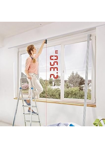 Home & Garden Zamo Lazerli Uzaklık Ölçer (25M Çalışma Alanı, 4 Sn. Ölçme Süresi, 2 x Aa Pil, Karton Kutu) fırsatları