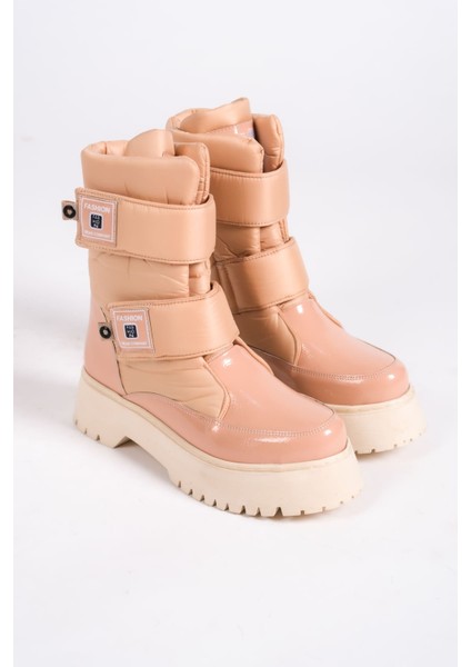 Elısa Cırt Cırtlı Paraşüt Kumaş Rugan Kadın Bot Rtt - Ten modelleri