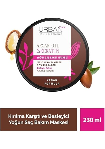 Care Argan Yağı & Keratin Kolay Kırılan Saçlara Özel Yoğun Saç Bakım Maskesi 230 Ml- Vegan fiyatları
