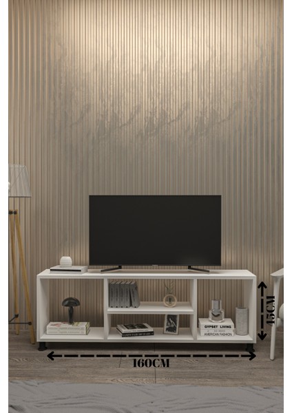 Tv Ünitesi,televizyon Sehpası Luna 160 cm Portatif Minifix Kurulum modelleri