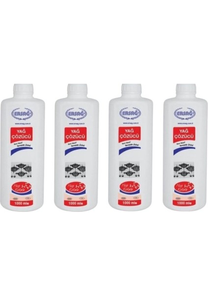 Yağ Çözücü 1000 ml x 4 Adet (Bitkisel Ürün)