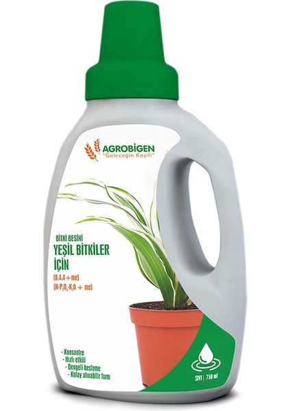 Yeşil Bitkiler Için Bitki Besini(Sıvı-1 Adet)
