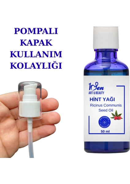 Hint Yağı %100 Hekzansız (Ricinus Communis L) – Zihin, Beden ve Cilt Için Doğal Yenilenme Yağı fırsatları