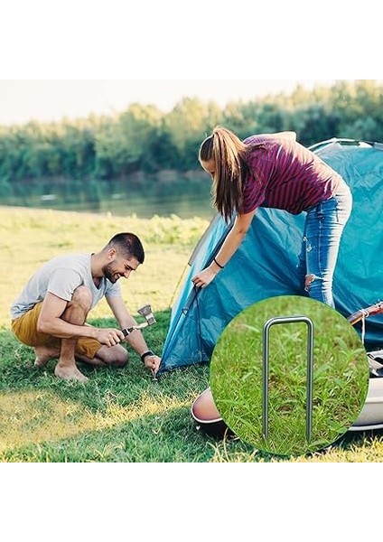 50 Set Toprak Çivisi, Toprak Kazığı, Yabani Ot Keçesi Ekstra Güçlü, Toprak Ankrajı, Zemin Kazığı, Galvanizli, Zemin Keçesi, Köstebek Ağı, Folyo, Branda, Zemin Ankrajı, 50 Tampon Diskli modelleri