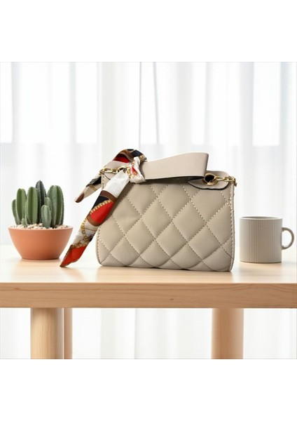 Fularlı Kapitone Kadın El ve Omuz Çantası fiyatları