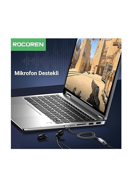 3.5mm Hi-Fi Trrs Jack Aux Ses Uzatma Kablosu 1 Metre fırsatları