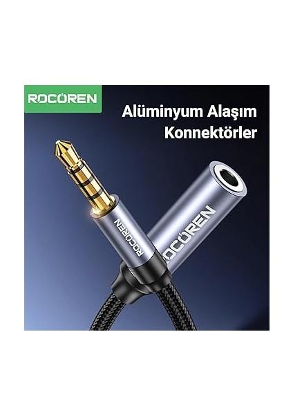 3.5mm Hi-Fi Trrs Jack Aux Ses Uzatma Kablosu 1 Metre indirimleri