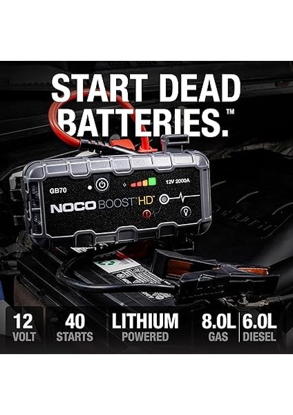 Genius GB70 12V 2000AMP Ultrasafe Lityum Akü Takviye + Powerbank + LED Lamba fiyatları