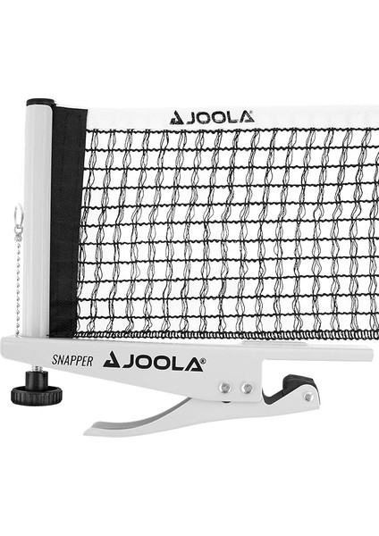 Tischtennisnetz Snapper-Indoor Garnitur Freizeitsport Höhenverstellbar Mit Feststellschraube - Klemmtechnik, Silber/schwarz, One Size