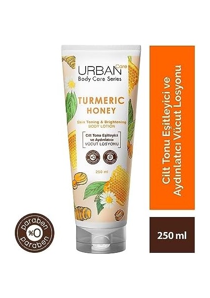 Urban Care Turmeric Honey Cilt Tonu Eşitleyici ve Aydınlatıcı Vücut Losyonu 250 ml modelleri