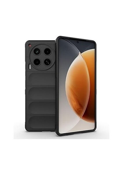 Tecno ile Uyumlu Camon 30 4g Kılıf Esnek Tpu Oyuklu Arka Yüzey Tasarımlı Zore Etnik Silikon Kapak Siyah fiyatları