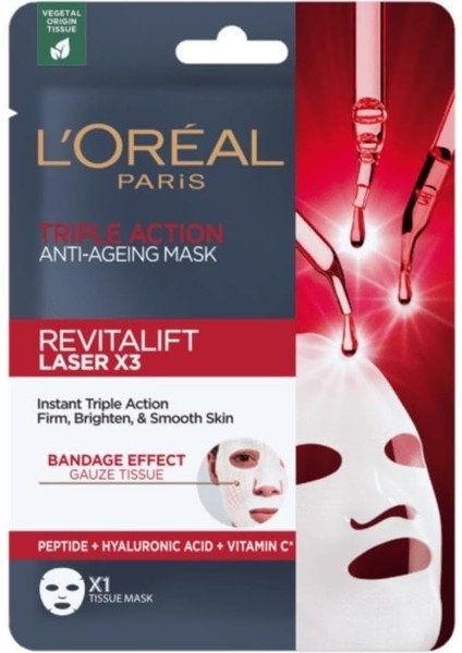 Parıs Revitalift Lazer X3 Yaşlanma Karşıtı Maske