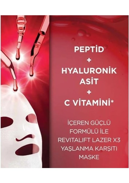 Parıs Revitalift Lazer X3 Yaşlanma Karşıtı Maske fırsatları