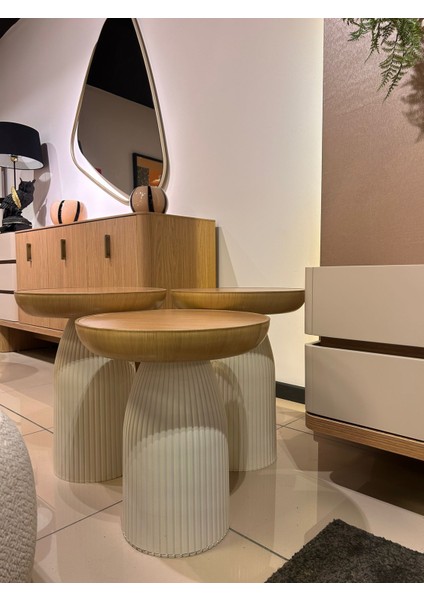 Bohem Üçlü Orta Sehpa