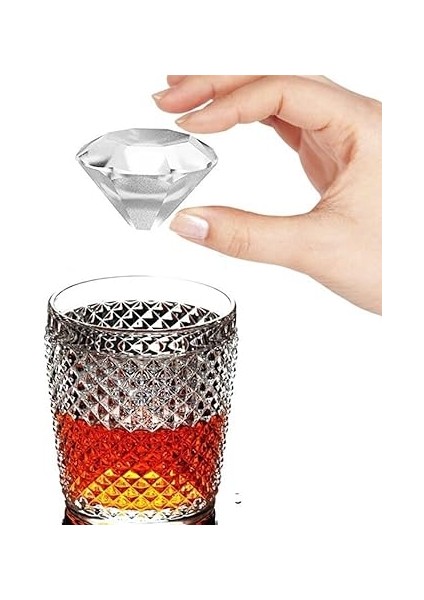 18 Bölmeli Elmas Şeklinde Dekoratif Şekilli Pratik Buz Kalıbı fırsatları