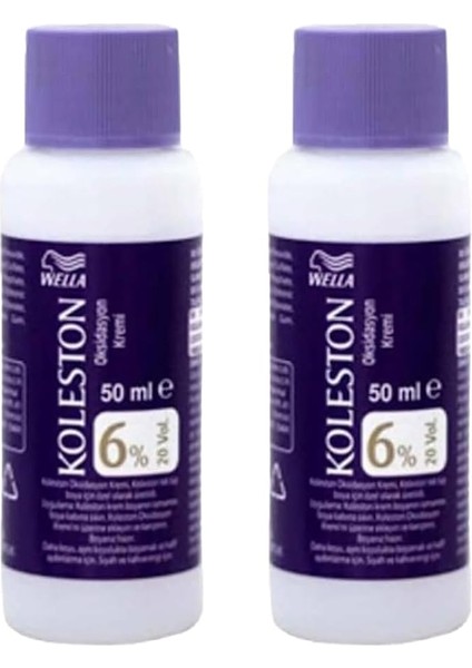 Koleston Peroksit 6% Sıvı Oksidasyon Kremi 2x'li Set
